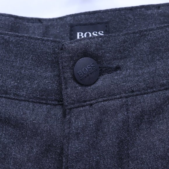 Hugo Boss Stretch Phoenix ( 19427) Grey Virgin Wool Blend 5 Pocket Pants 33x34 - Picture 10 of 16